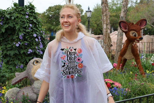 "April Showers" Poncho