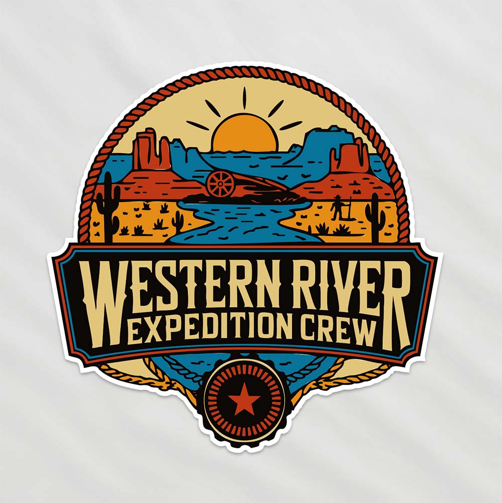 "Western River Crew" Poncho