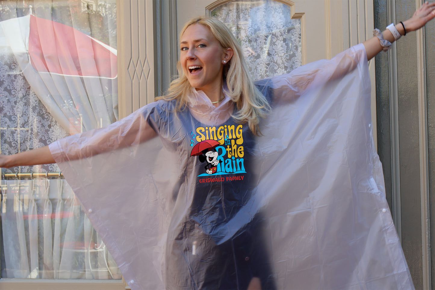 "Singing in the Rain" Personalized Poncho